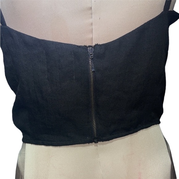 Carolina Benoit black top with beautiful pearl details. Size S - Picture 5 of 15